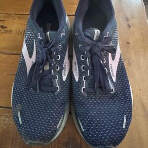 Brooks Navy and Pink Athletic Shoes